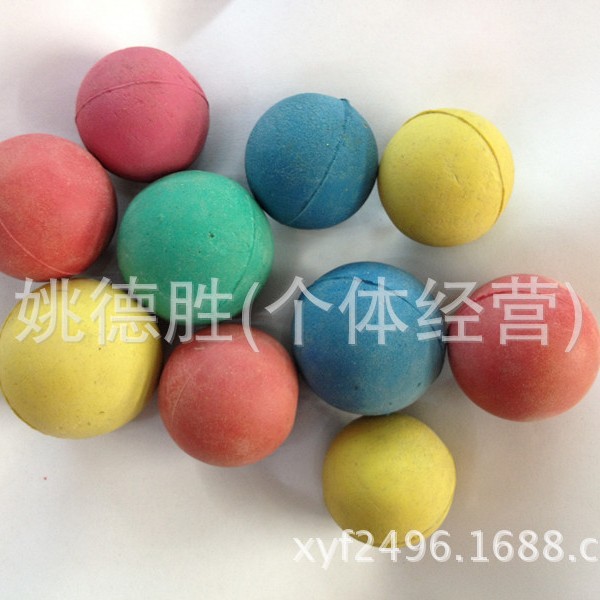 Factory direct sales of rubber foam balls of various colors, 4.0cm elastic ball patting ball ball accessories details Picture