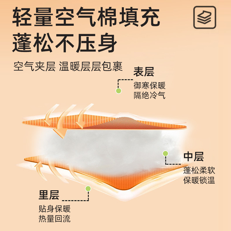 婴儿衣服宝宝秋冬款40克夹棉新生儿a类连体衣婴幼儿薄棉爬服保暖细节图