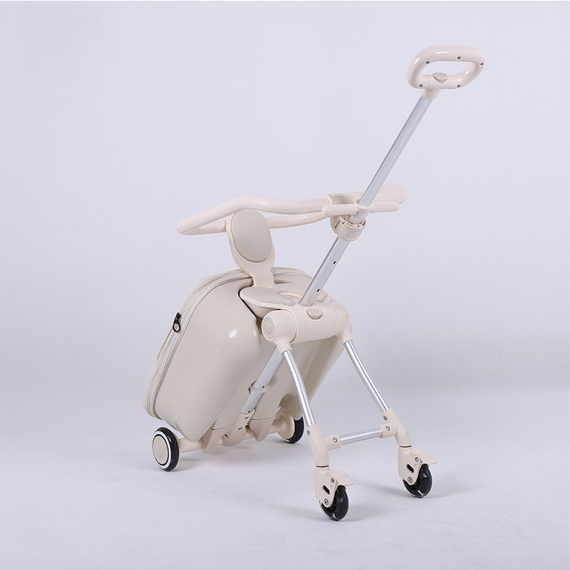 跨境新品儿童拉杆车旅行户外行李箱儿童推车拉杆箱宝妈旅行箱细节图