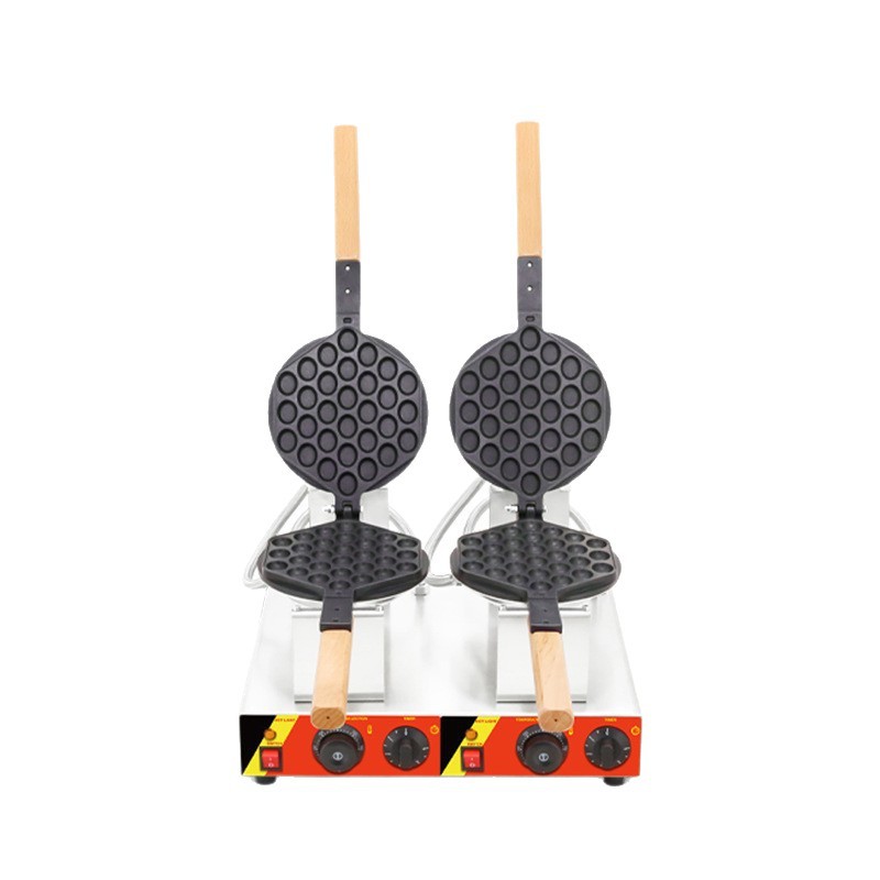 Wholesale of commercial intelligent desktop egg waffle machines, constant temperature and timing egg waffle machines, non-stick baking trays, and equipment for street food stalls Item Picture