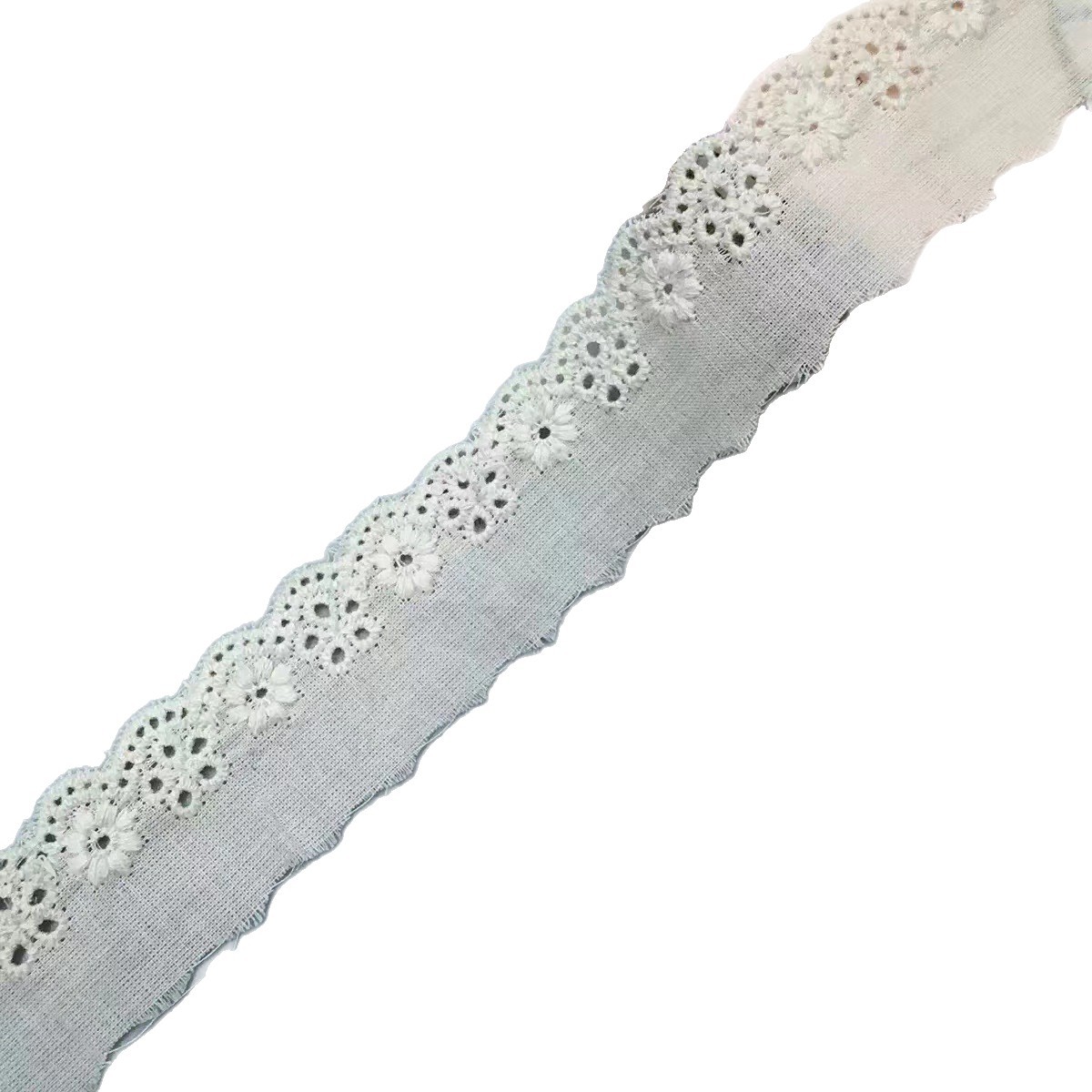 家纺/蕾丝织带白底实物图