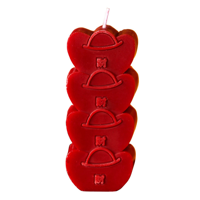 هدية سنة رأس السنة الجديدة، تُقدَّم الهدايا بالجملة في شكل شمعة مضرمة الصنع Item Picture