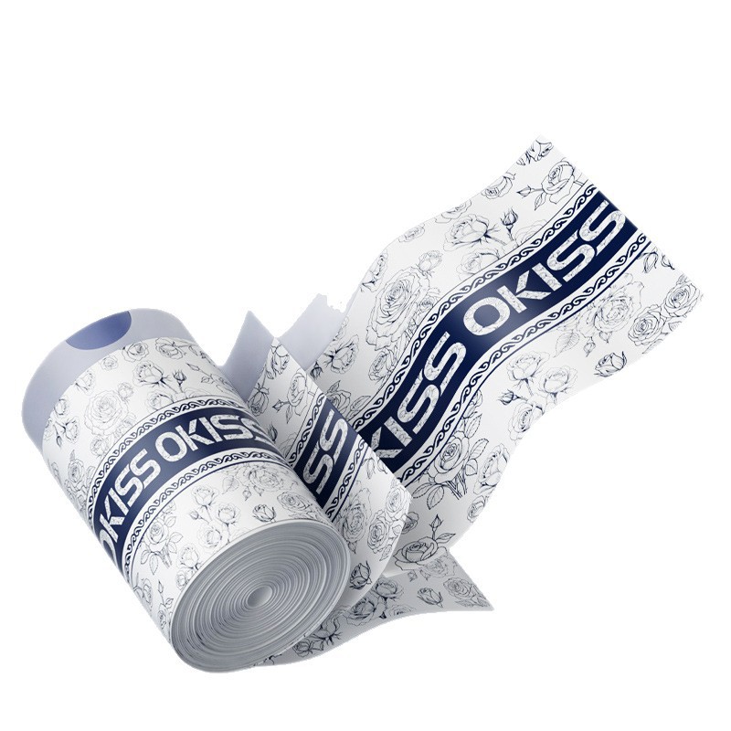 垃圾袋/超大垃圾袋/物业垃圾袋/垃圾袋加厚/免撕垃圾袋白底实物图