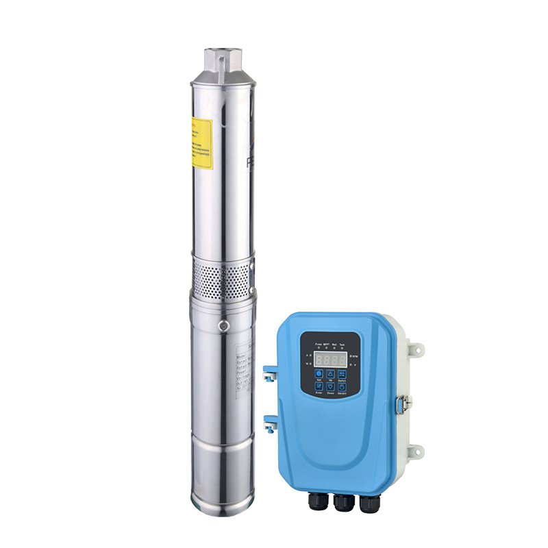 太阳能直流潜水泵深井泵不锈钢304直流深井泵农业灌溉水泵潜水泵详情图5