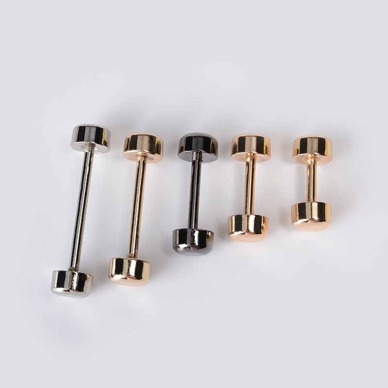 Alloy barbell buckles for luggage hardware accessories, metal fasteners for handbags, hanging electric screws, wheel buckles full figure