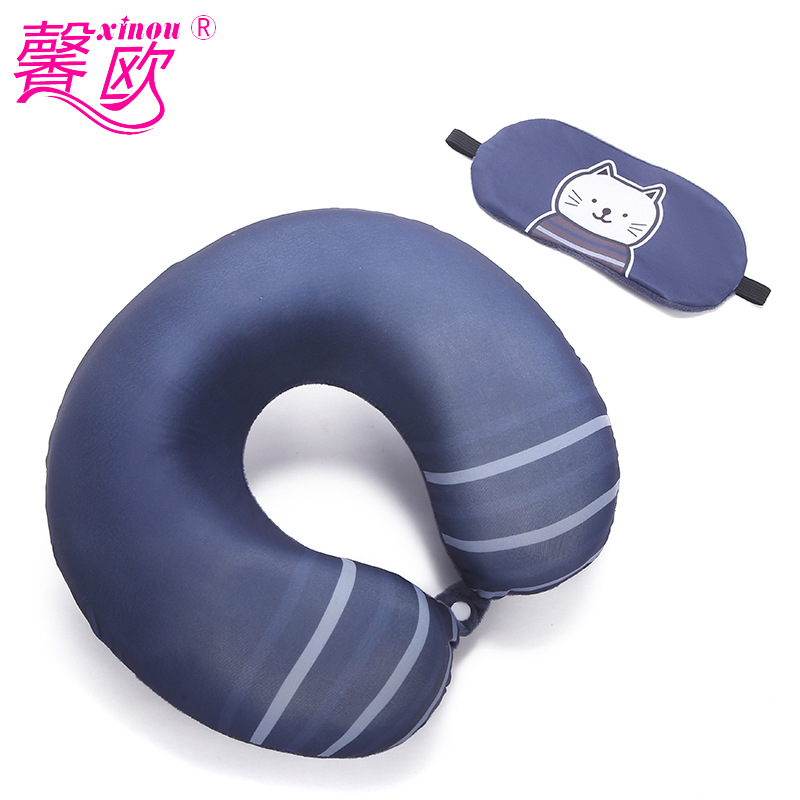 颈枕情侣卡通/旅行头枕/u型枕/U型枕/护颈枕简约产品图