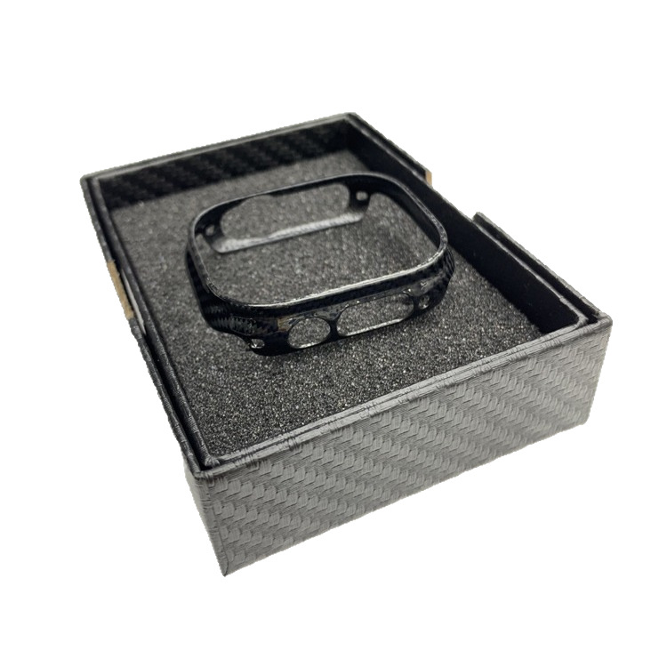 Adecuado para iWatch apple Series8 caja de mano S7 ultra delgado 6 mate S8 fibra de carbono 49mm fibra de carbono aramid 45mm Item Picture