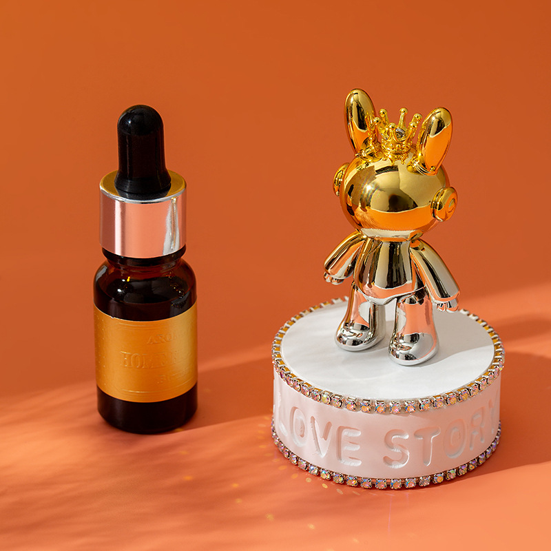 汽车内饰香薰暴力熊摆件汽车香水摆件礼盒装礼品香薰摆件批发产品图