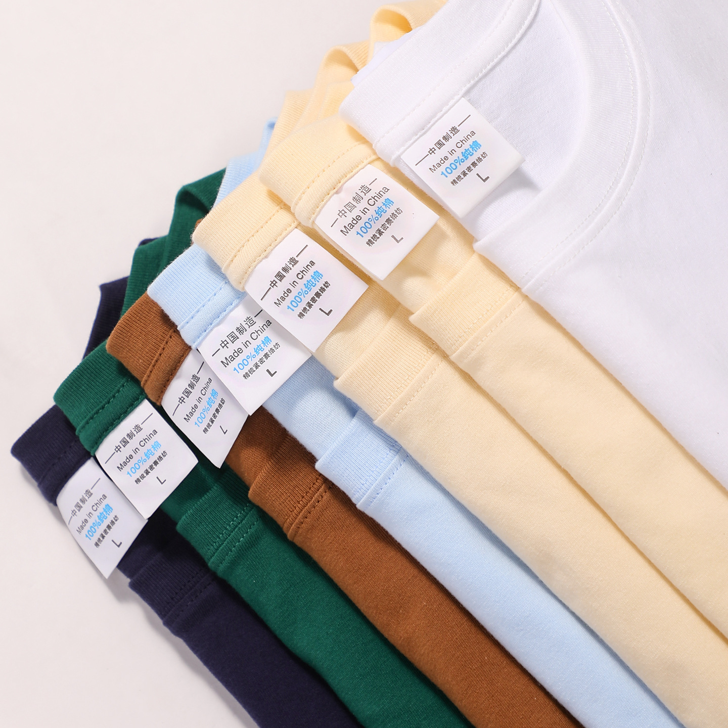 Verano 100% algodón camiseta manga corta 200g cuello redondo camiseta peinada versátil color sólido moda mujer versátil Application Scenario