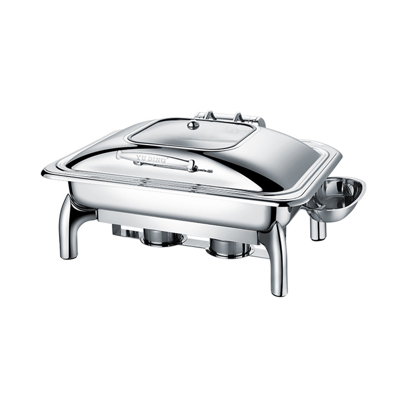 Visible rectangular mechanical buffer hydraulic glass-covered buffet stove, insulated stove, self-service breakfast stove for commercial use Specification image