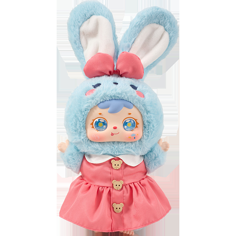 Cross-border Three Little Hairs 400% Body - Soft and Cute Rabbit Baby Cartoon Peripheral plush Blind box toy doll as a gift for girls Item Picture