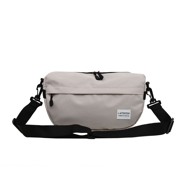 Japanese crossbody bag, men's street fashion brand, youth casual sports single-shoulder bag, women's fashionable solid color student couple cross bag Application Scenario