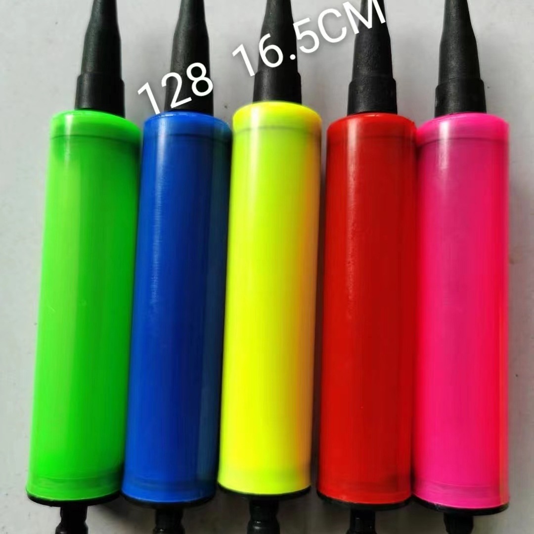 手动充气玩具打气筒 婚庆气球充气筒 携式游泳圈便打气筒批发