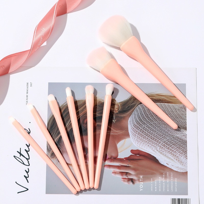 8 أغطية ماكياج بأغطية لألوان الحلوى وحاجبات مساحيق للعين Item Picture