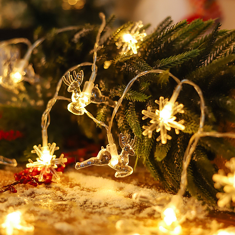 Wholesale of LED Christmas decorative light strings, snowflakes, bells, reindeer, Christmas tree ornaments, ambient lights and solar lights from the manufacturer Specification image