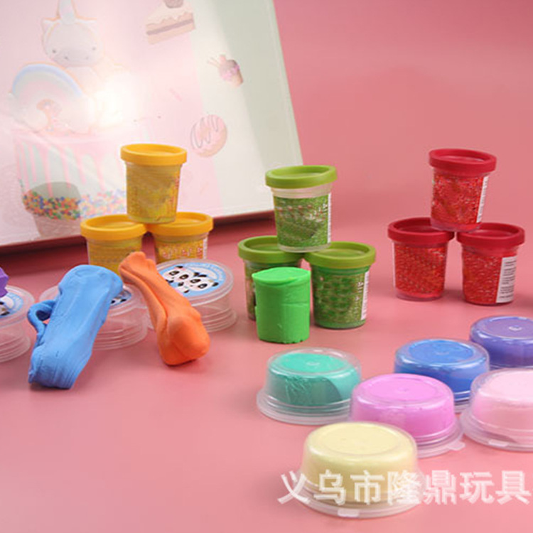 Perlebao DIY pastel pastel pastel pastel pastel pastel pastel pastel pastel pastel de harina super ligero juego de arcilla puzzle niños juguete de plastilina cristal definido