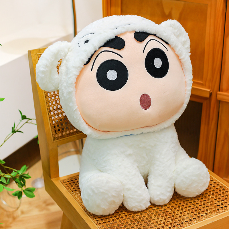Cross-border "Little White Dog" transforms into "Little New" plush toys, dolls, sleeping cushions, claw machines, gifts, wholesale for foreign trade