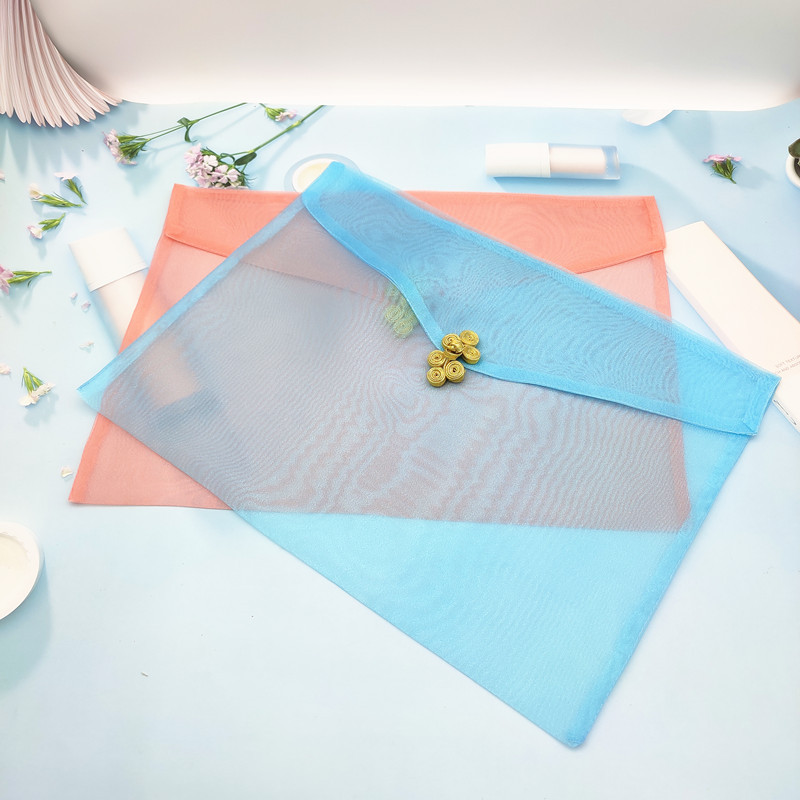 In-stock silk scarf button-up gauze bag, Chinese-style scarf flip cover, European-style gauze silk scarf bag, retro cheongsam and dress storage bag details Picture