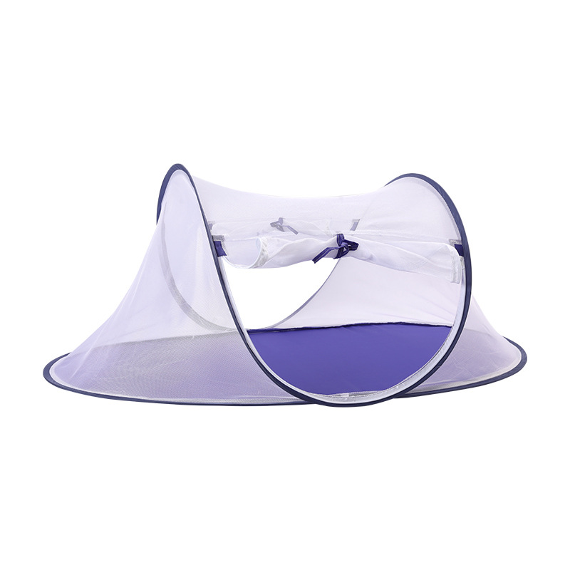 蚊帐/婴儿蚊帐/草蓆白底实物图