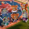 Authentic Tom and Jerry Sports series plush pendants, Tom Cat basketball doll, Jerry Mouse surfing doll pendants details Picture