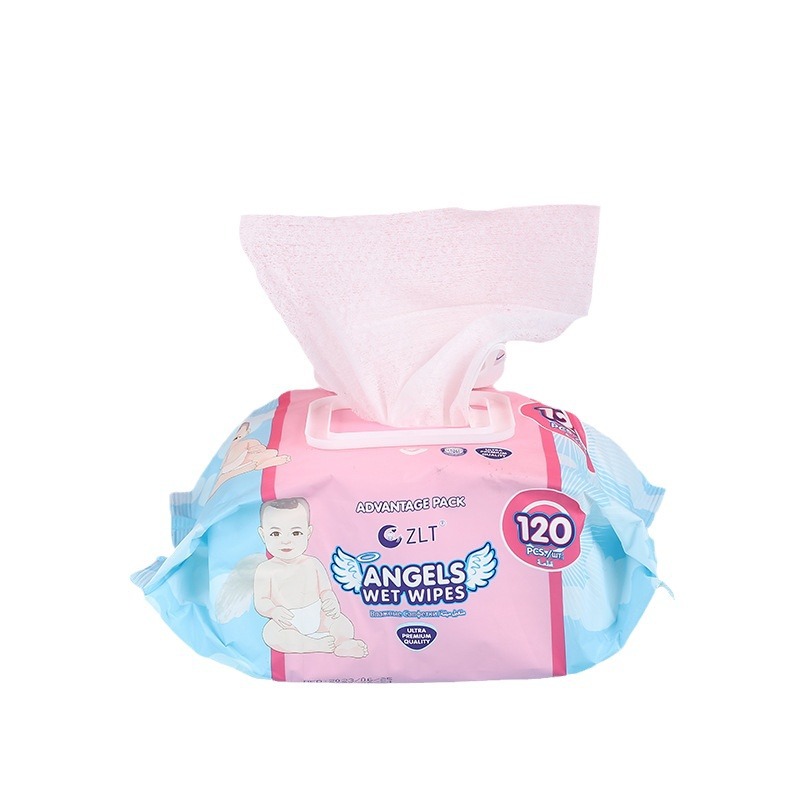 Customized 80-pack baby wet wipes for newborns, wholesale large-capacity baby hand and mouth cleaning tissues from the manufacturer Item Picture