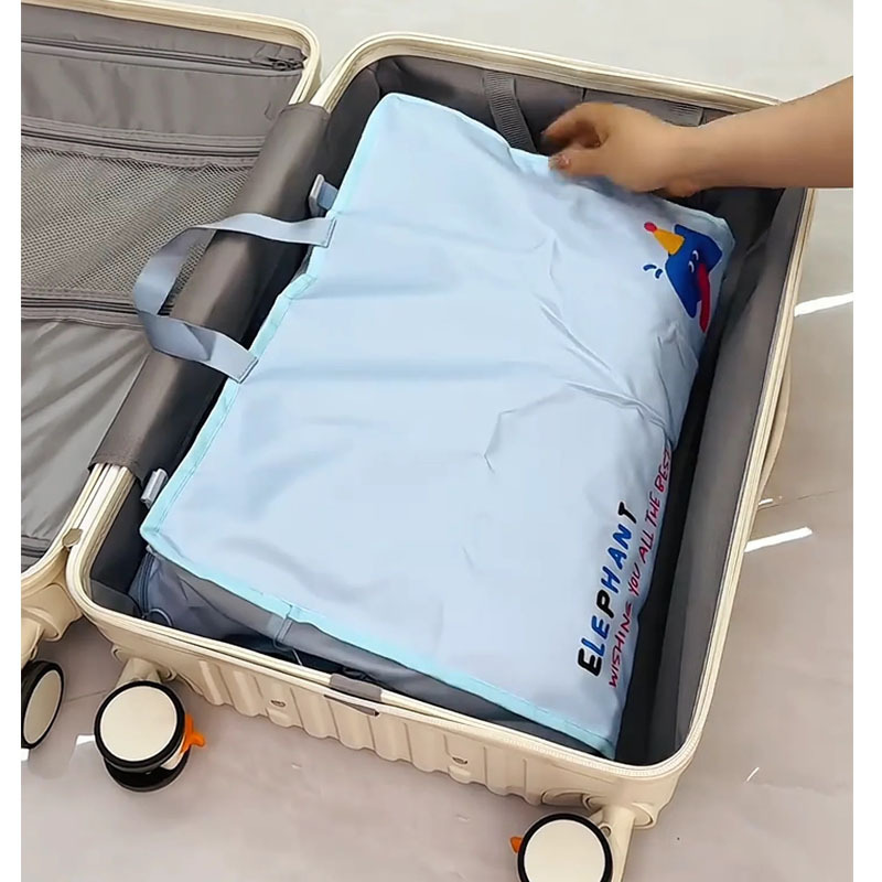 Cute six-in-one clothing storage bag, suitcase, clothes organization bag, underwear and underpants, portable hanging bag for travel and business trips details Picture