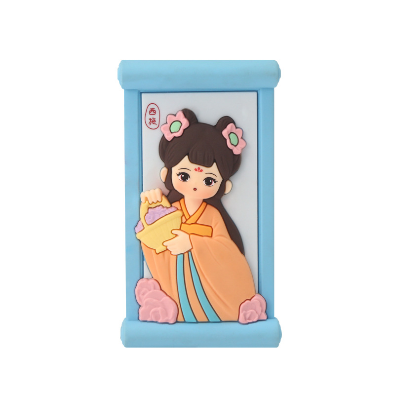 Four Beauties refrigerator stickers with ancient charm painting creative design, resin handicrafts, ancient style and national trend refrigerator stickers wholesale Item Picture