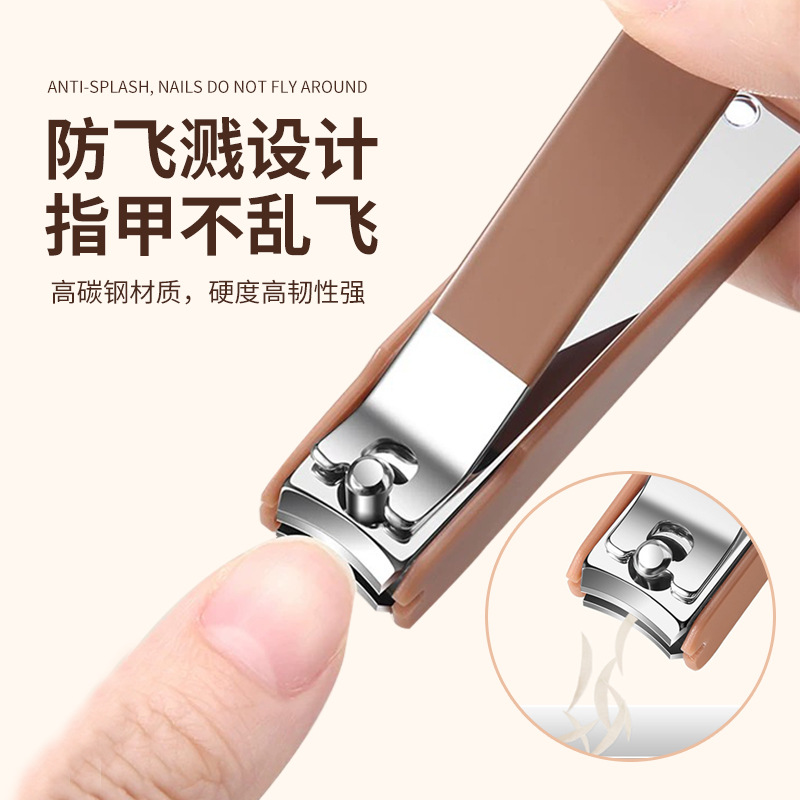 跨境便携防飞溅指甲刀套装美容美甲指甲剪套装美甲工具套装全套详情2