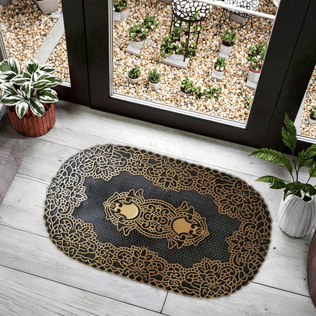 橡胶地垫门垫入户门地毯防滑脚垫欧式中式北欧风耐磨耐脏地毯