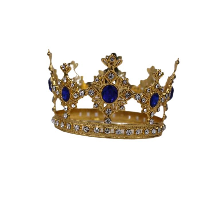 Wholesale of new bride headwear, water diamond crown, bride princess crown, wedding dress accessories, crown hair accessories, and cake decorations Item Picture