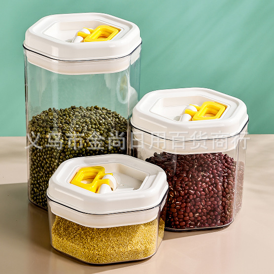 Storage jar, coffee bean and grain preservation jar, vacuum sealed jar, food-grade storage box, kitchen Application Scenario