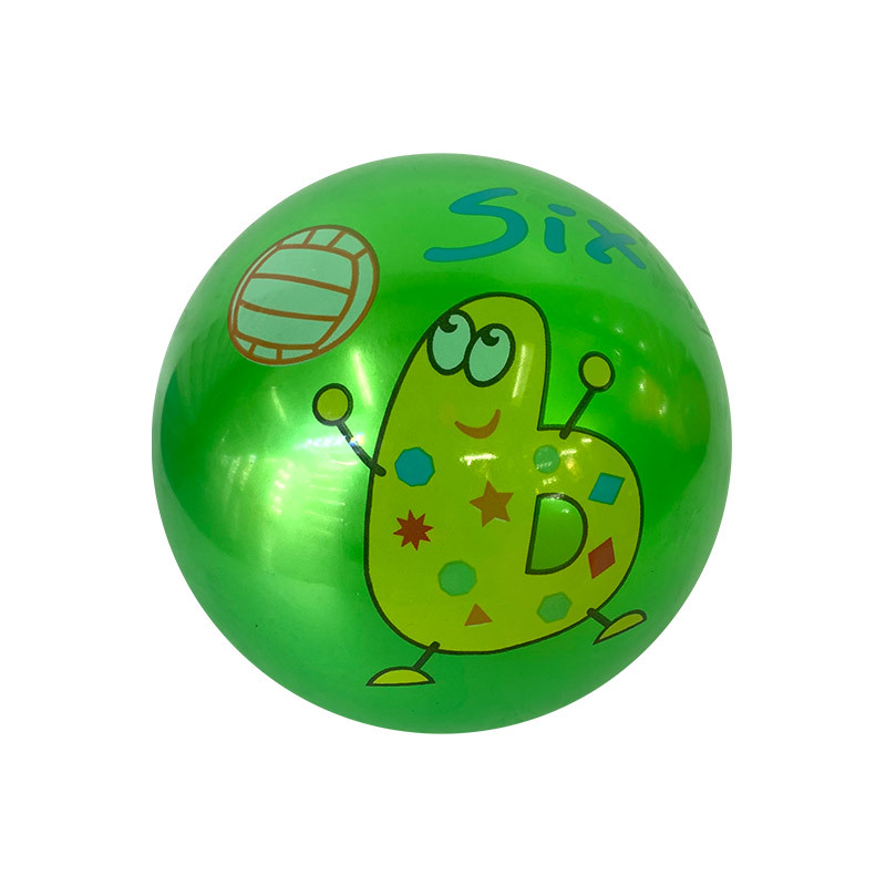 The new digital pattern PVC cartoon labeled ball children's inflatable ball toys come in a variety of styles and are available from street stalls Item Picture