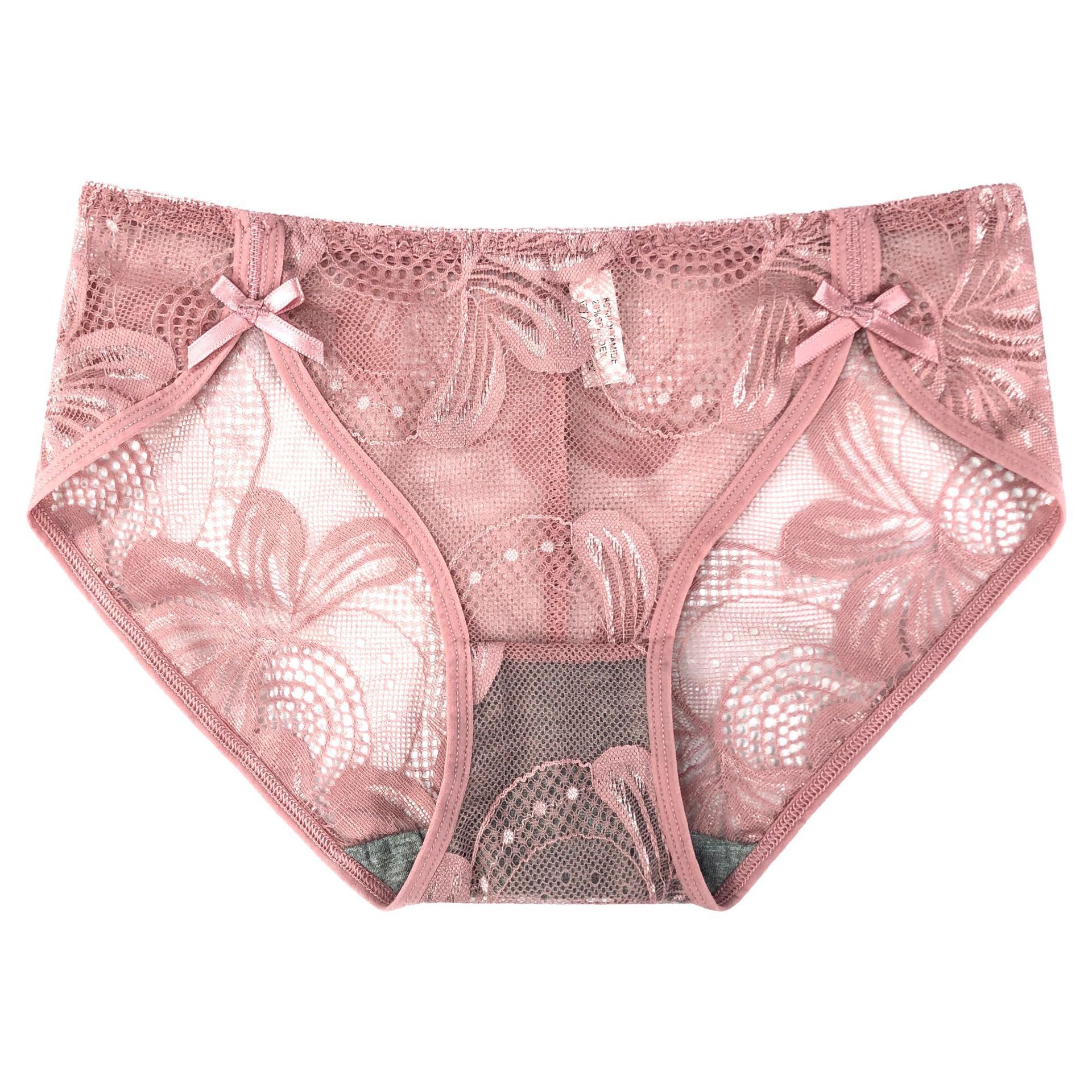 Bestseller French lace underwear for women, T-shaped Japanese girlish style, elegant double bow, highly elastic and breathable 009# Item Picture