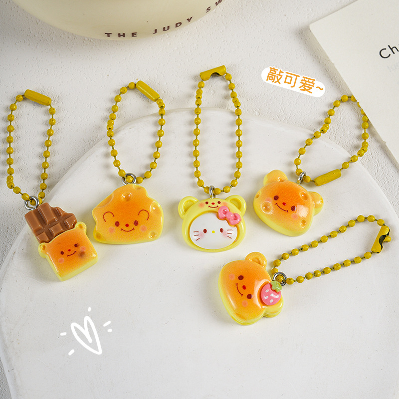 可爱小熊钥匙扣挂件少女心包包挂坠学生背包装饰品幼儿小礼物批发产品图