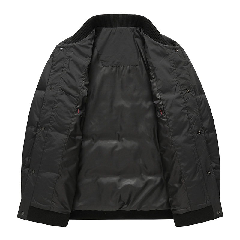 Cross-border wholesale of the new national standard 90 down jacket for men's 2025 winter light luxury lapel casual and fashionable coat Item Picture