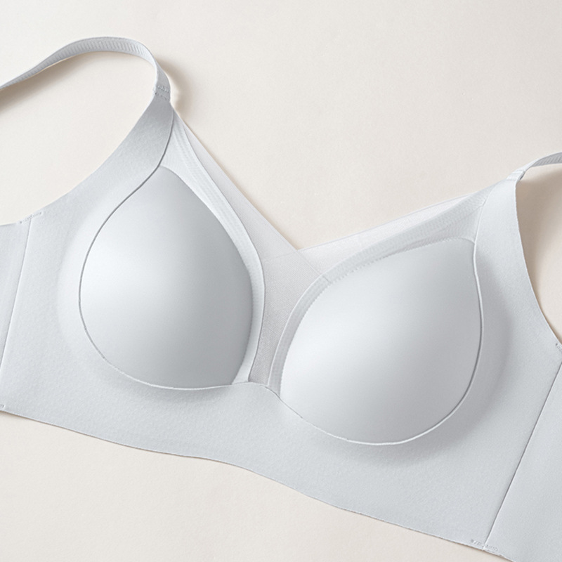 内衣冰丝无痕/内衣/文胸女无肩带性感/华歌尔背心式文胸/大码内衣产品图