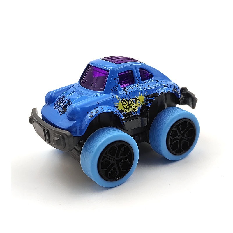 Cross-border alloy car, rebound sports car, off-road vehicle, children's educational toy car, inertial racing car, durable mini model Specification image