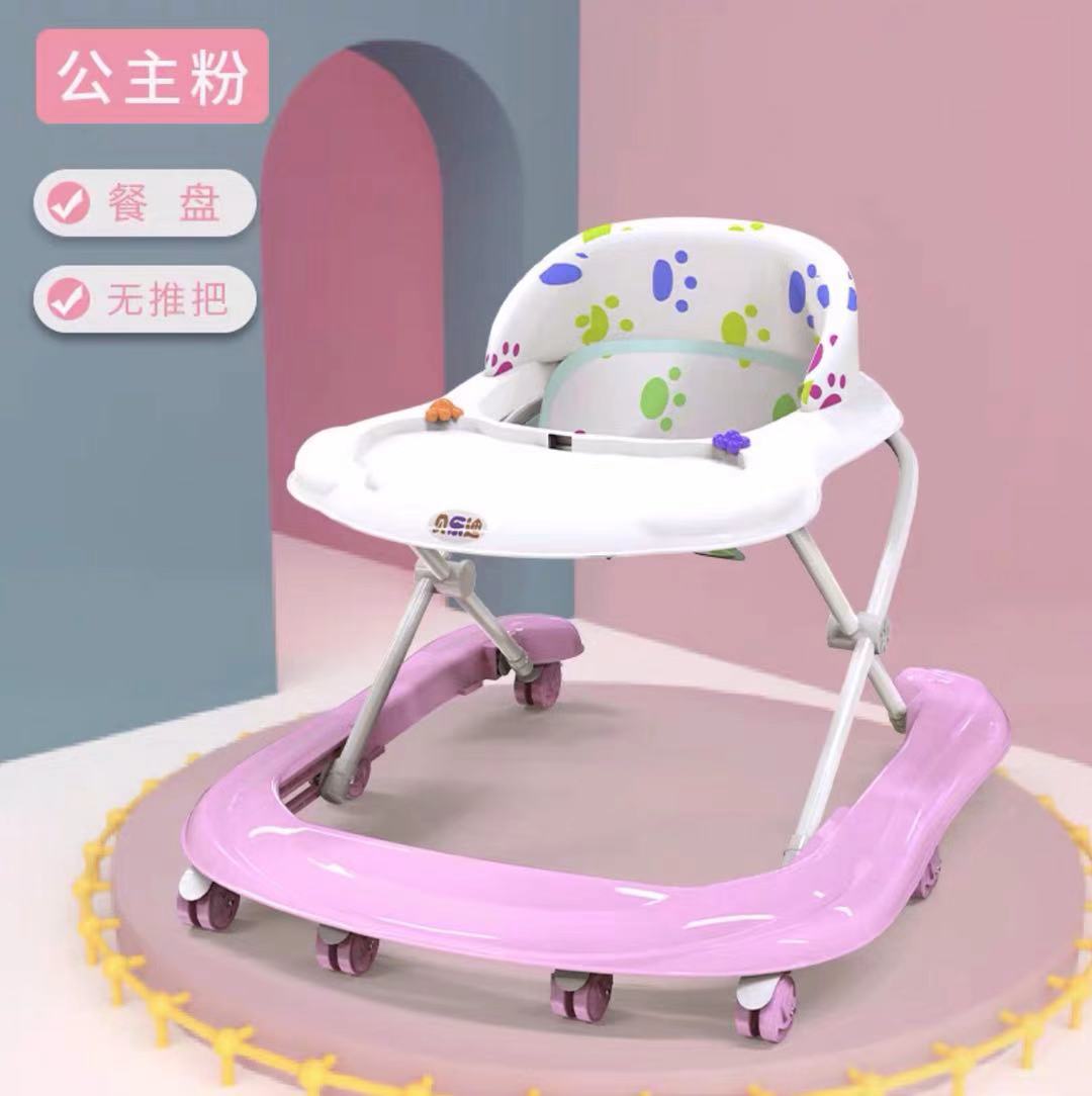 婴儿学步车多功能早教可调节高度防滑带音乐玩具可折叠安全助步车细节图