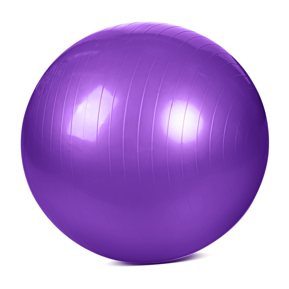 75CM健身球加厚防爆PVC感统训练外贸孕妇助产黑色瑜伽球 16P环保