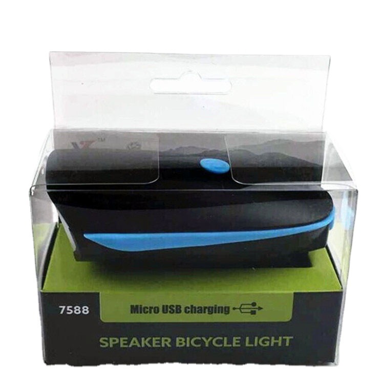 Bicycle horn light USB charging T6 front bell smart outdoor cycling equipment mountain bike horn front light