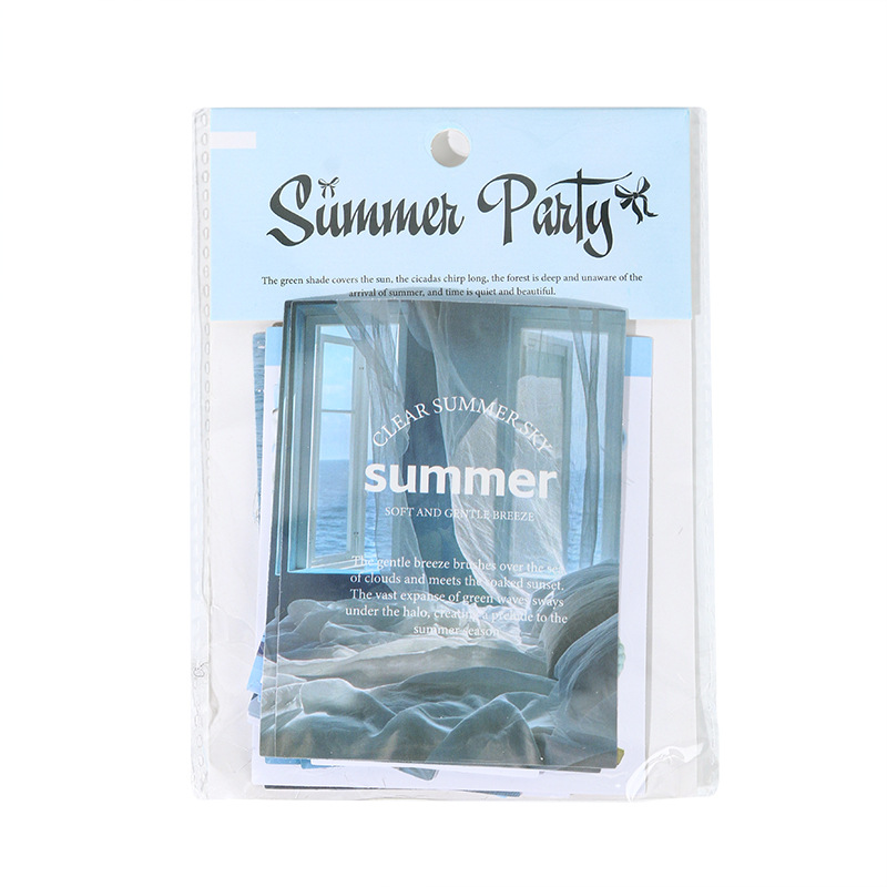 鑫奇新 50张四季予你贴纸包 春夏秋冬韩系浪漫装饰手账痛包素材包详情图5