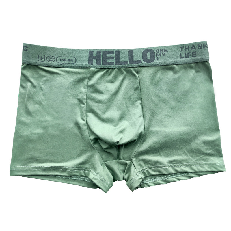 Men's underwear, boxer shorts, cross-border new style, Douyin and Kuaishou youth boxer shorts, honeycomb one-piece consignment with free shipping Item Picture