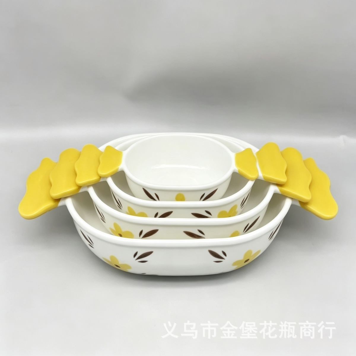 Creative irregular-shaped candy plates, thickened ceramic dessert bowls, wedding souvenir tableware sets Specification image