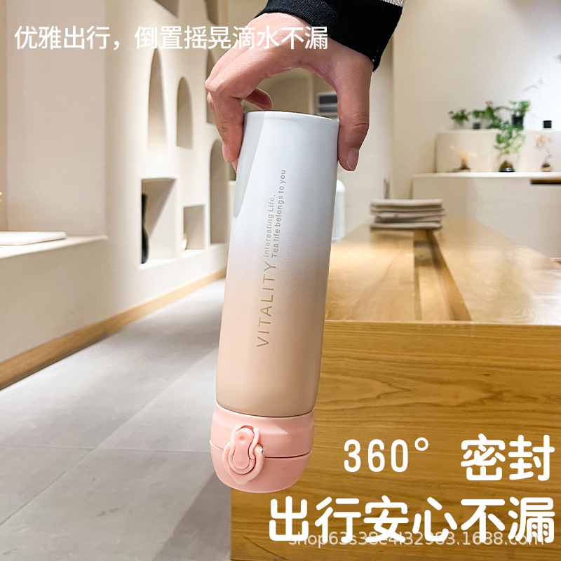 保温瓶/保温杯儿童斜跨可爱/保温杯/保温壶/保温杯旅行壶细节图