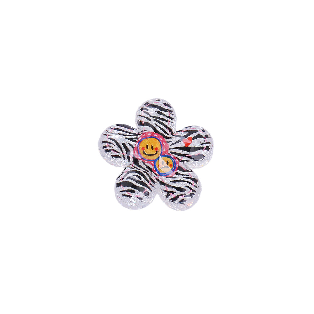 Epoxy resin AB glue cut surface sequin small animal ornaments rabbit heart bow resin decorative accessories diy hairpin accessories Item Picture