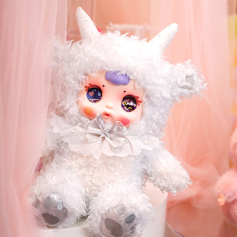 mm Milk Candy Sweetheart baby Sitting Blind Box 400 pieces Plush Blind Box Children and students toy Gift Toy figurine Specification image