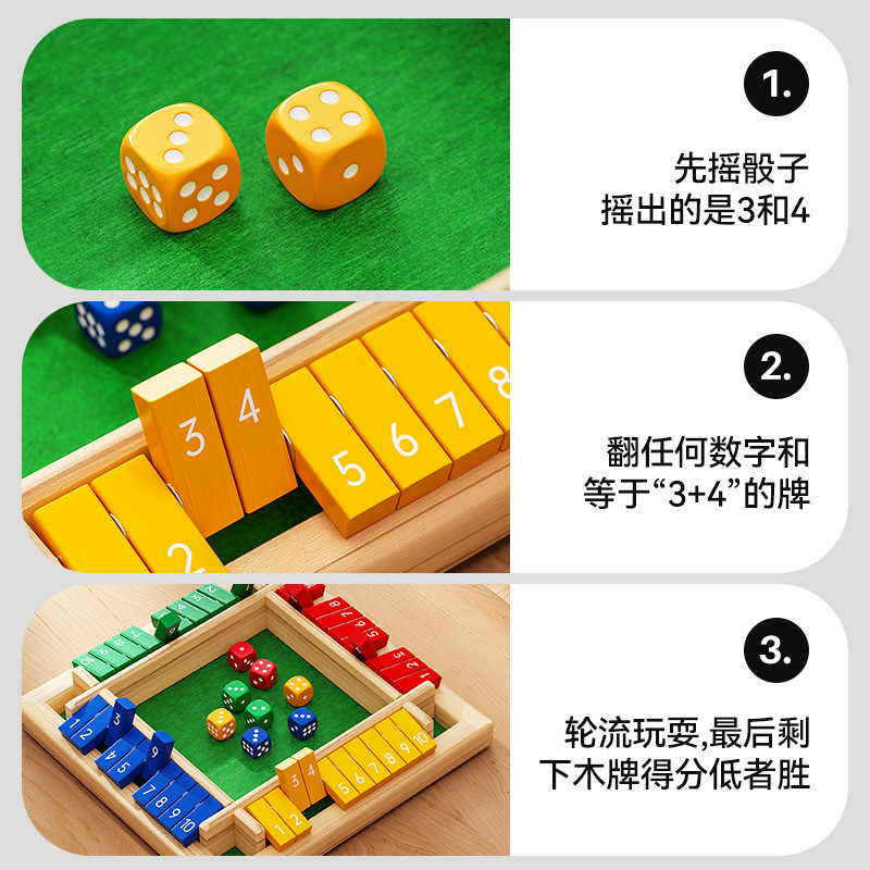 树脂麻将骰子/亚克力骰子/美国麻将袋/树脂骰子/骰子产品图