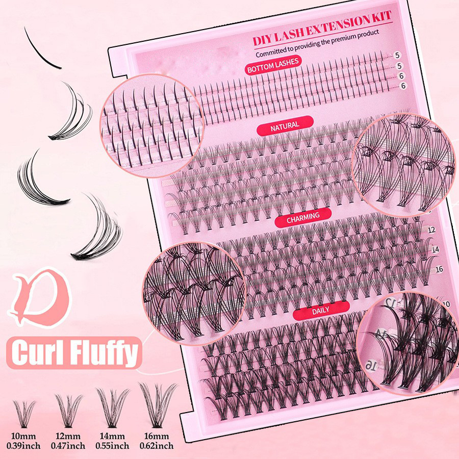 p系列嫁接假睫毛单簇DIY睫毛延长套装 Item Picture