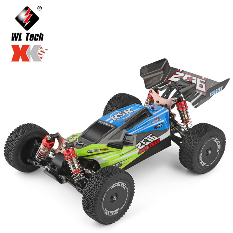 Cross-border Weili 144001 remote control car 1:14 electric four-wheel drive alloy high-speed racing desert off-road vehicle, 60km/h details Picture