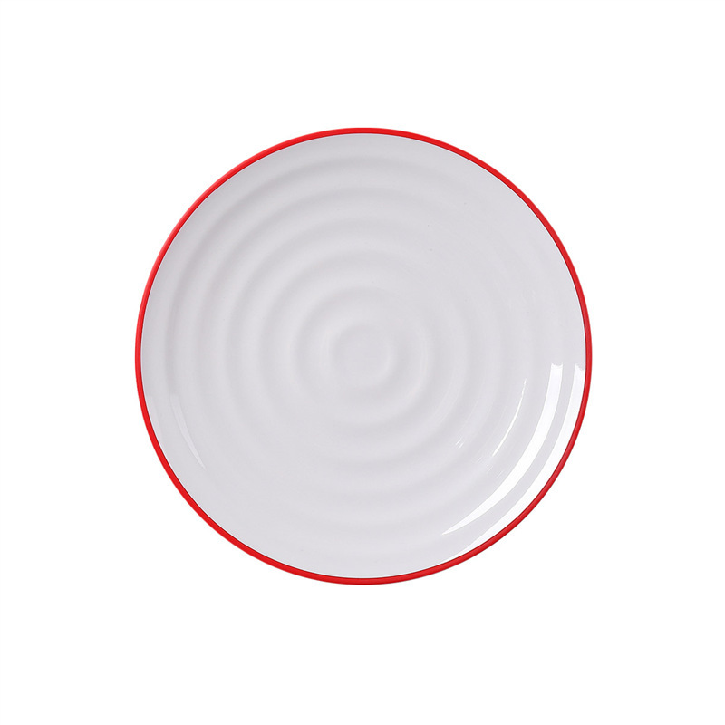 盘子/海鲜盘/陶瓷盘/西式餐盘/餐盘盘子白底实物图